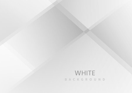Abstract white and gray triangle overlapping layer background. Modern style. You can use for ad, poster, template, business presentation. Vector illustrationのイラスト素材