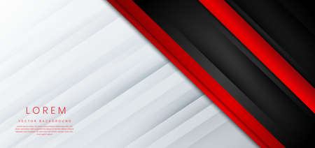 Template corporate banner concept red black grey and white contrast background. You can use for ad, poster, template, business presentation. Vector illustrationのイラスト素材
