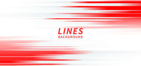 Abstract horizontal light red stripe lines on white background. You can use for ad, poster, template, business presentation. Vector illustrationのイラスト素材