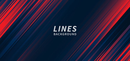 Abstract diagonal light red and blue stripe lines background. You can use for ad, poster, template, business presentation. Vector illustrationのイラスト素材