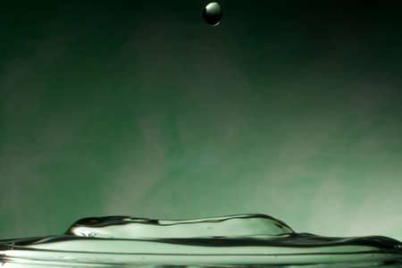 An image of a nice water dropの写真素材