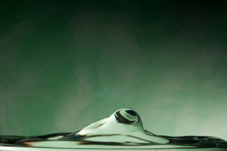 An image of a nice water dropの写真素材