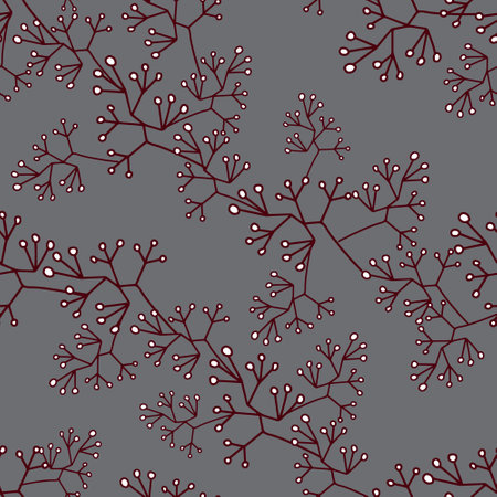 Background fabric texture. Seamless repeat vector pattern. Darc gray colors. Great for home decor.のイラスト素材