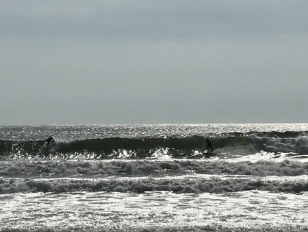 Kenneabunkport Oceanside on a beautiful summer day.の写真素材