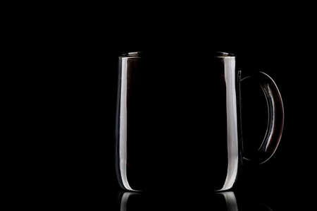 Cup on the black backgroundの写真素材