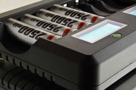 Charging batteriesの写真素材