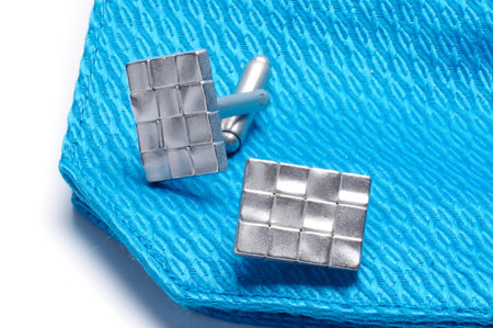 Cufflinks on the sleeve