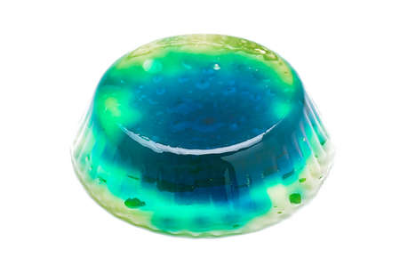 Multicolor jelly isolated on the white backgroundの写真素材