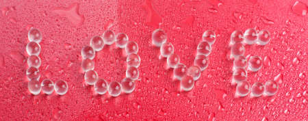 Romantic love messageの写真素材