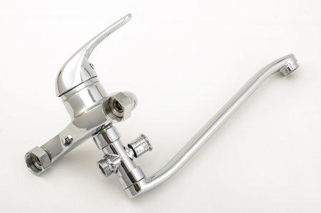 Brand new water tap replacement isolated