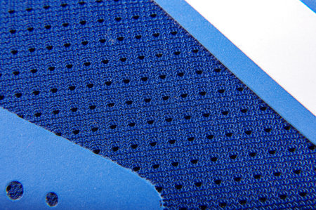 Macro close up of fitness shoes