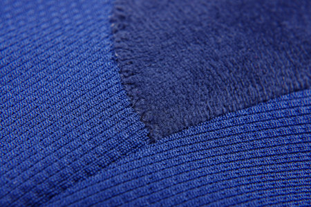 Patch on the suit close up