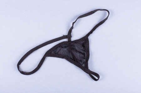 G-strings isolated on the gray background