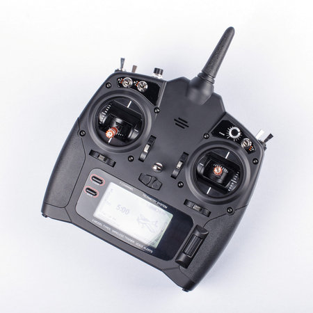 Drone telemetry system isolated on the gray background