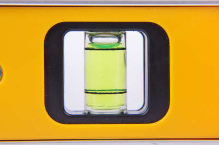 Macro close up of level toolの写真素材