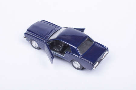 Toy model car isolated on the white backgroundの写真素材