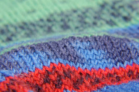 Knitting macro close upの写真素材