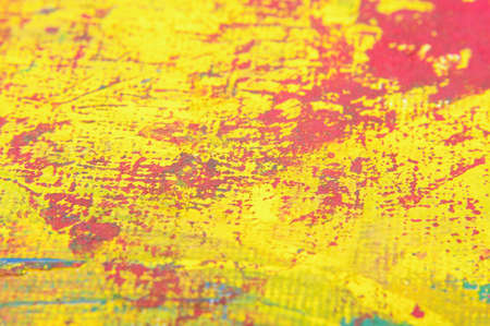 Macro close up of paint brush strokesの写真素材