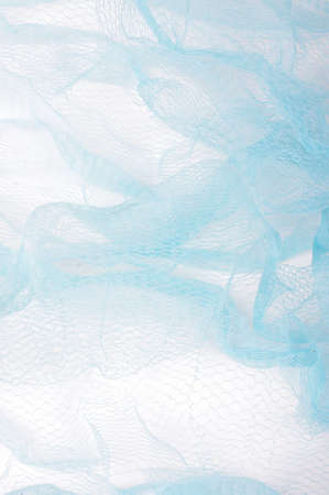 Abstract of wavy blue meshの写真素材
