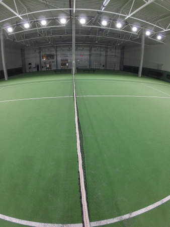 Indoor tennis courtのeditorial素材