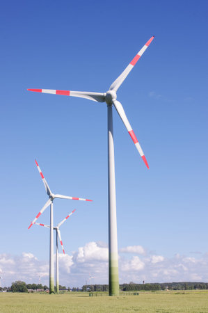 Wind turbine surrounded by nature