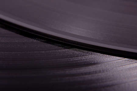 Macro close up of vinyl recordの写真素材