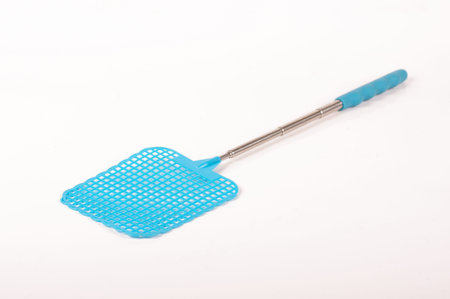 Fly swatter isolated on the white backgroundの写真素材