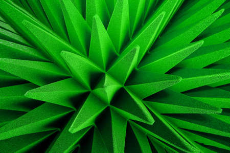 Soft hybrid pyramidal microwave and radio frequency absorbers close upの写真素材