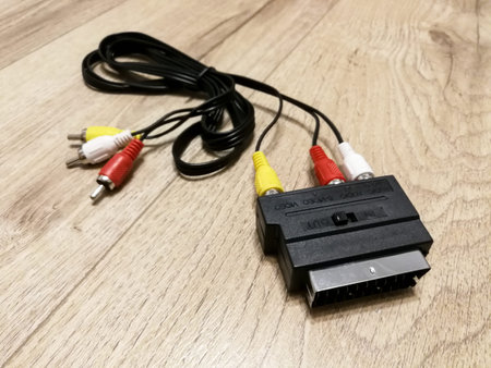 RCA plugs composite video connector for old cameras and tv