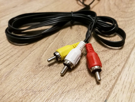 RCA plugs composite video connector for old cameras and tv