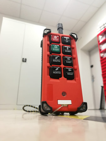 Wireless remote control for modern factory CNC machinery for Industry 4.0