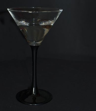 Sambuca cocktail with three coffee beans の写真素材