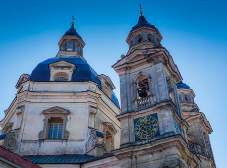 Pazaislis Monastery and the Church of the Visitation. Example of Baroque architecture in Kaunas,...