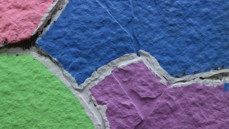 colorful cement wall texture and backgroundの写真素材