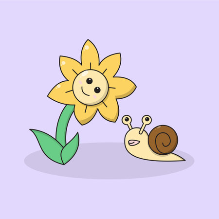 Elegant Tulip with Ribbon Hat Illustrationのイラスト素材