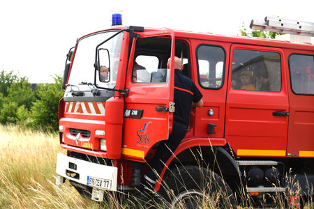 Simulation of firefighters intervention