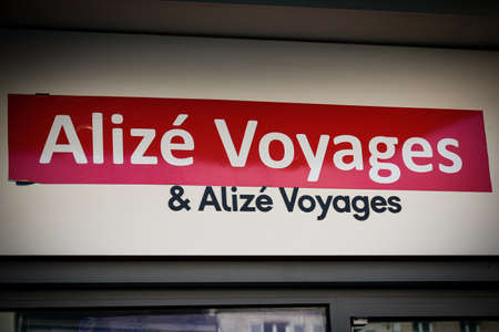 alize voyages signboardのeditorial素材