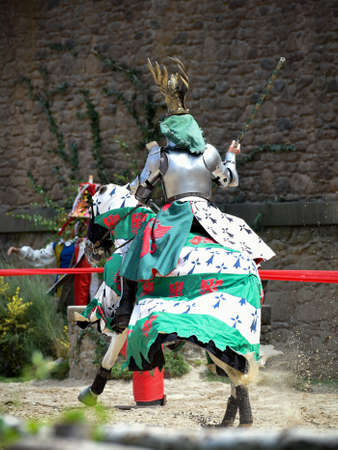 medieval show in puy du fouのeditorial素材