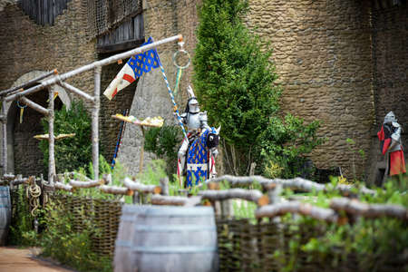 medieval show in puy du fouのeditorial素材
