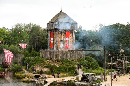 medieval show in puy du fou