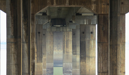 the cement structure of footing
