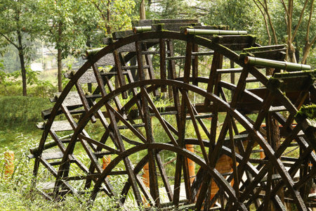 the waterwheel in farm country