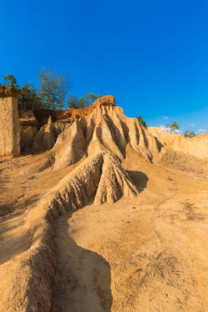 Pheamerpee is landscape landmark at phae in thailand