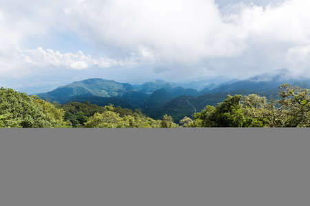 the hill with sky of thailand