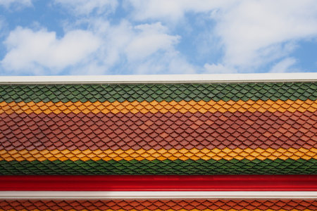 Typical Thai Temple roof