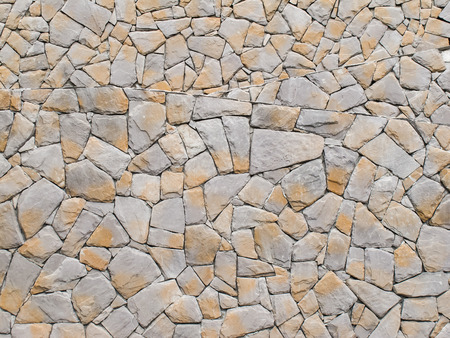 Stone wall textureの写真素材