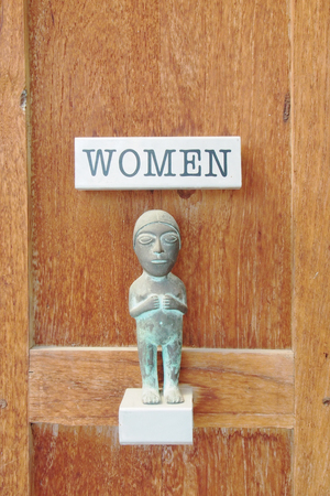 Women restroom signageの写真素材