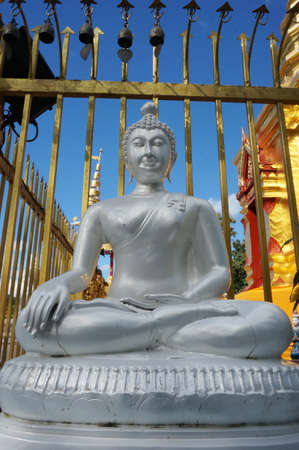 Buautiful stone Buddhaの写真素材
