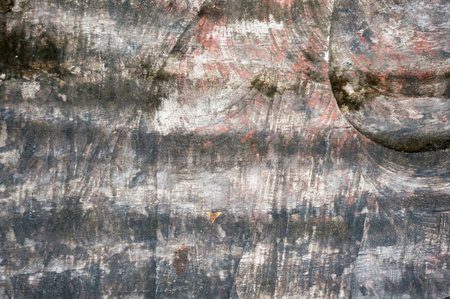 A photo of stucco texture of artificial wood made from concrete, close up