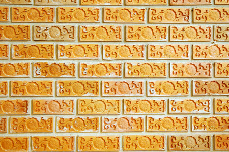 A photo of brick stone wall texture background, close up